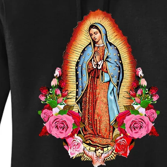 Our Lady Virgen De Guadalupe Virgin Mary Gracias Madre Mía Women's Pullover Hoodie