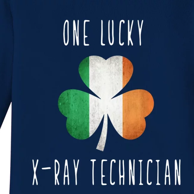 One Lucky Xgiftray Technician St Patricks Day Healthcare Cute Gift Baby Long Sleeve Bodysuit