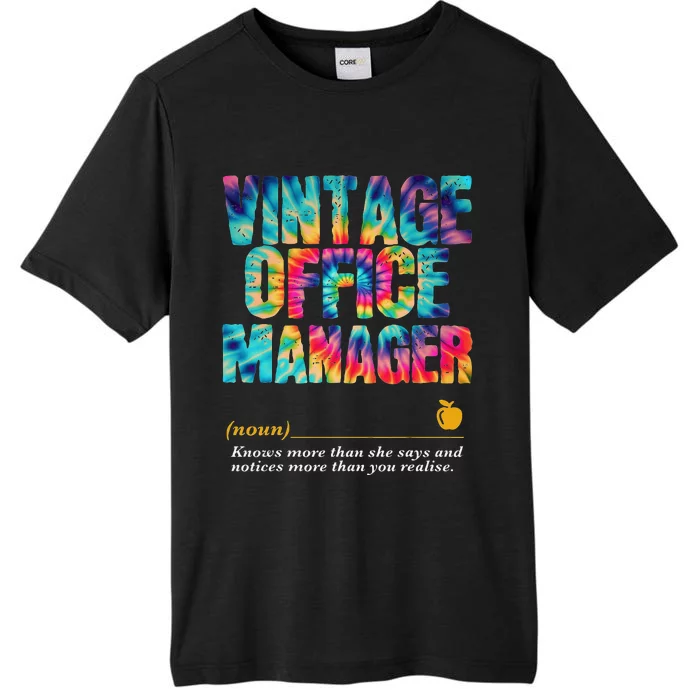 Office Manager Appreciation Week Back To School ChromaSoft Performance T-Shirt