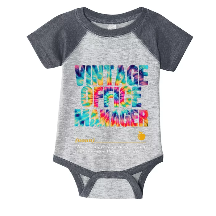 Office Manager Appreciation Week Back To School Infant Baby Jersey Bodysuit