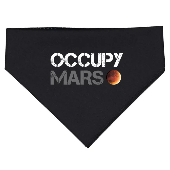 Occupy Mars Astronomy Space Explorer Rocket Science USA-Made Doggie Bandana