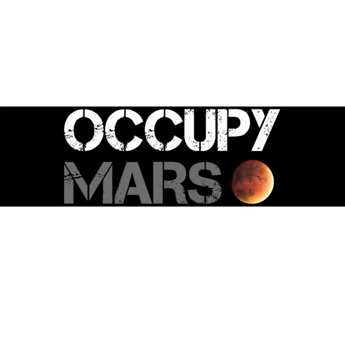 Occupy Mars Astronomy Space Explorer Rocket Science Bumper Sticker