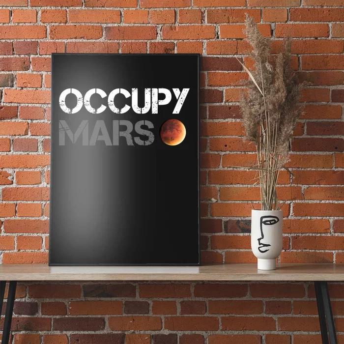 Occupy Mars Astronomy Space Explorer Rocket Science Poster