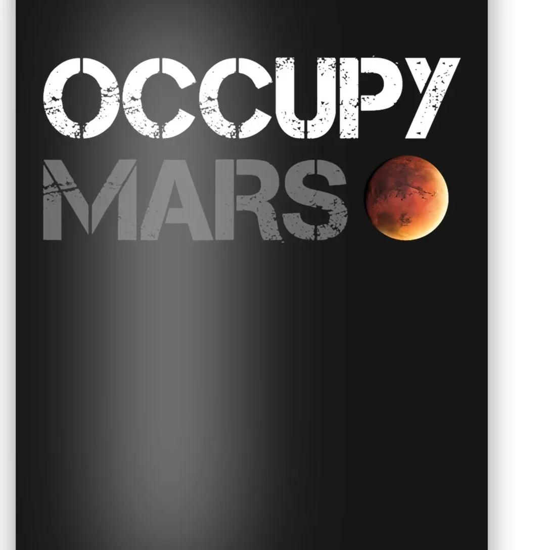 Occupy Mars Astronomy Space Explorer Rocket Science Poster