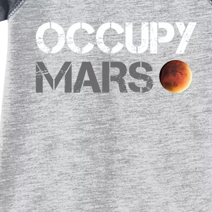 Occupy Mars Astronomy Space Explorer Rocket Science Infant Baby Jersey Bodysuit