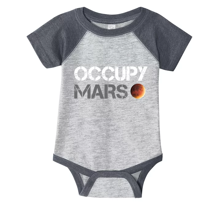 Occupy Mars Astronomy Space Explorer Rocket Science Infant Baby Jersey Bodysuit