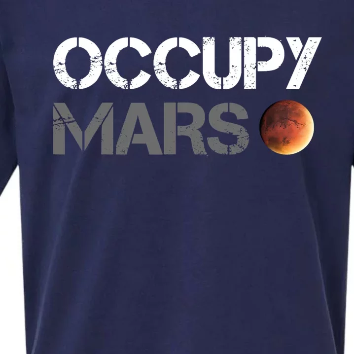 Occupy Mars Astronomy Space Explorer Rocket Science Sueded Cloud Jersey T-Shirt