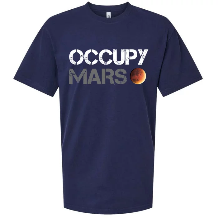 Occupy Mars Astronomy Space Explorer Rocket Science Sueded Cloud Jersey T-Shirt