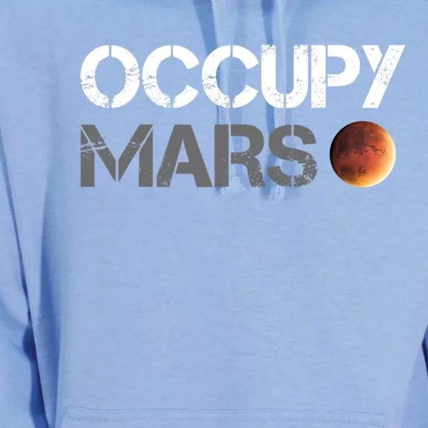 Occupy Mars Astronomy Space Explorer Rocket Science Unisex Surf Hoodie