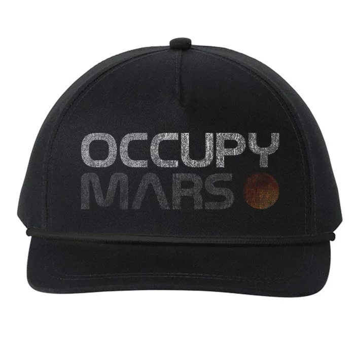 Occupy Mars Astronomy Space Explorer Snapback Five-Panel Rope Hat