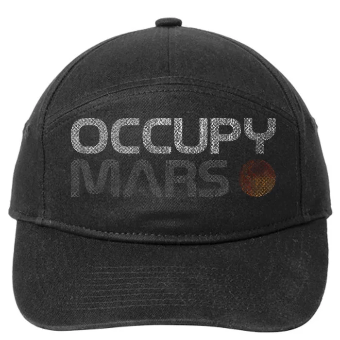 Occupy Mars Astronomy Space Explorer 7-Panel Snapback Hat