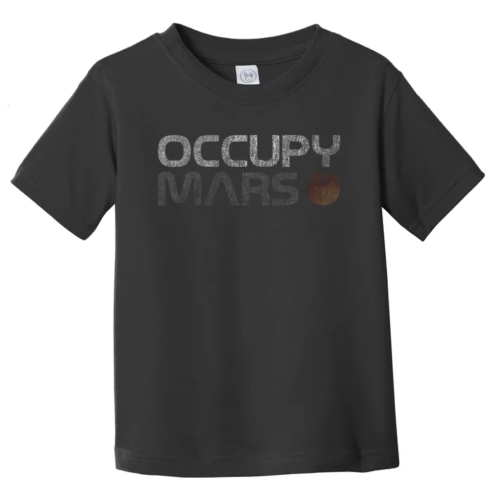 Occupy Mars Astronomy Space Explorer Toddler T-Shirt