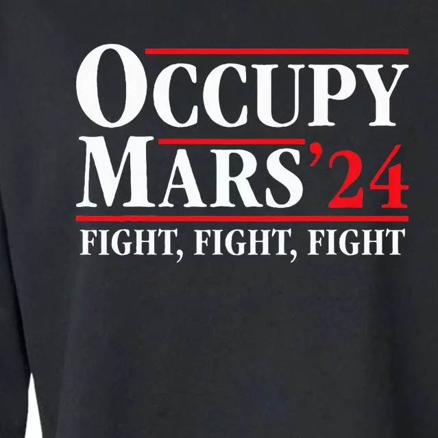 Occupy Mars Astronomy Space Fight Fight Fight Cropped Pullover Crew