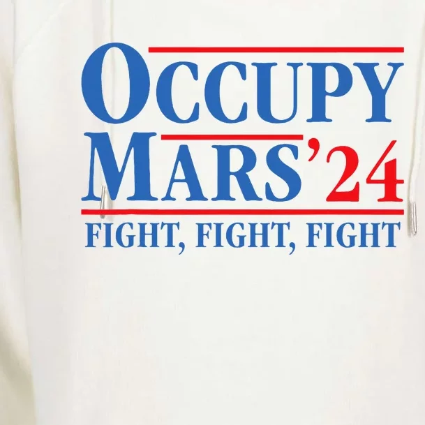 Occupy Mars Astronomy Space Fight Fight Fight Womens Funnel Neck Pullover Hood