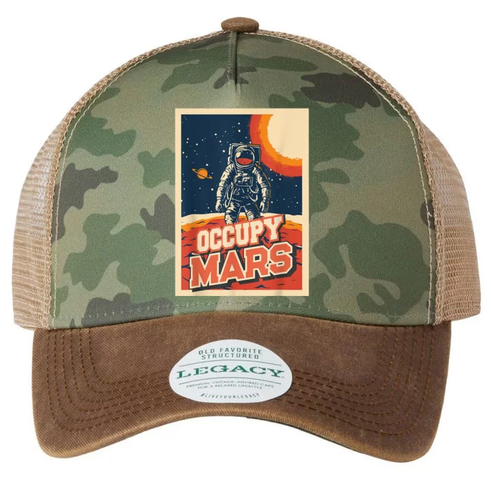 Occupy Mars Aerospace Space Travel Legacy Tie Dye Trucker Hat