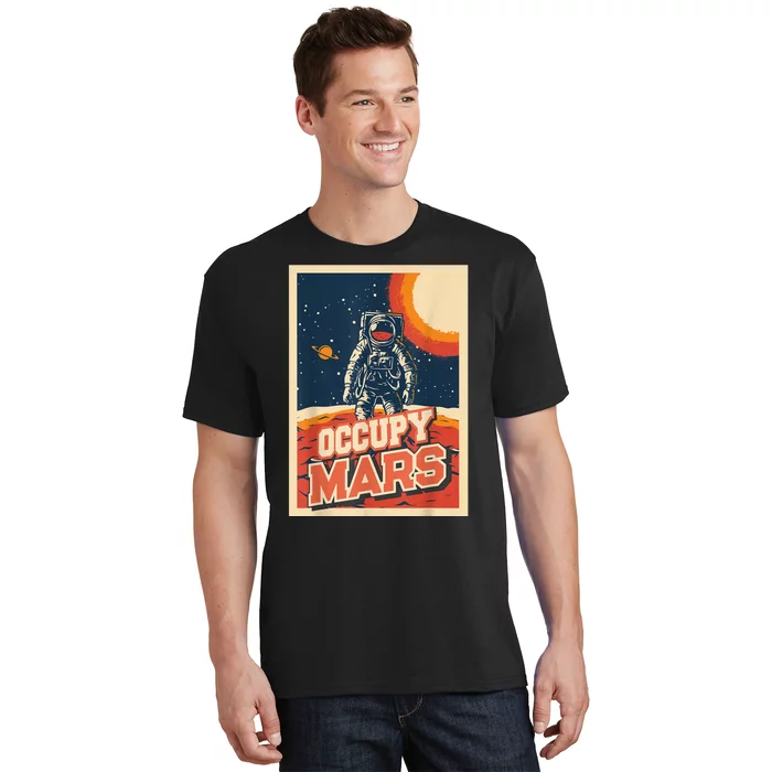 Occupy Mars Aerospace Space Travel T-Shirt