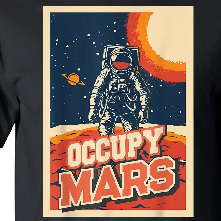 Occupy Mars Aerospace Space Travel Tall T-Shirt