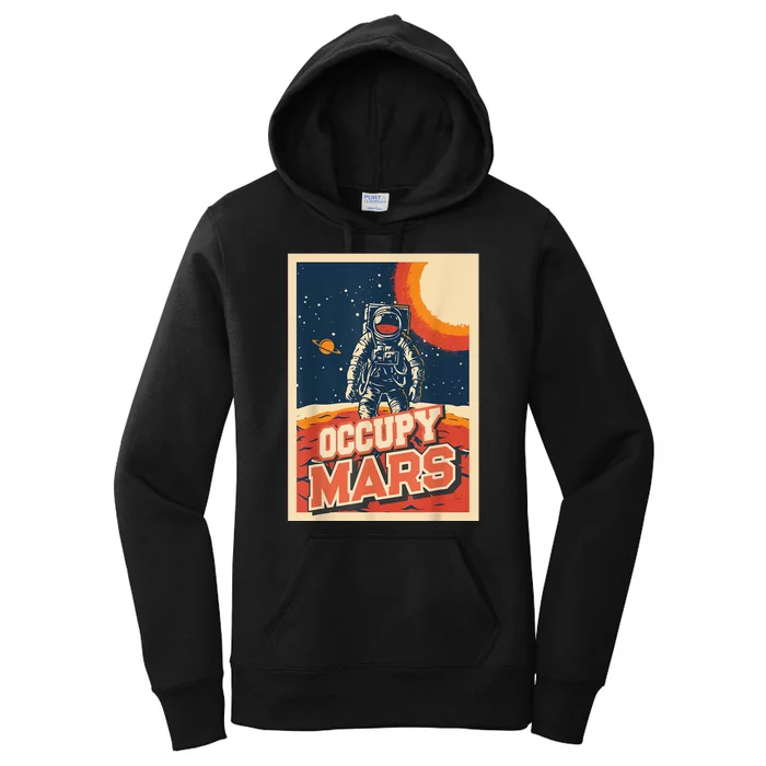 Occupy Mars Aerospace Space Travel Women's Pullover Hoodie