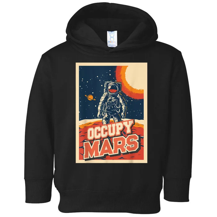 Occupy Mars Aerospace Space Travel Toddler Hoodie