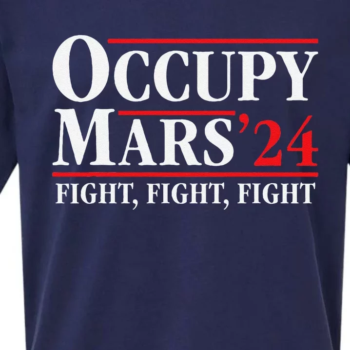 Occupy Mars Astronomy Space Fight Fight Fight Sueded Cloud Jersey T-Shirt