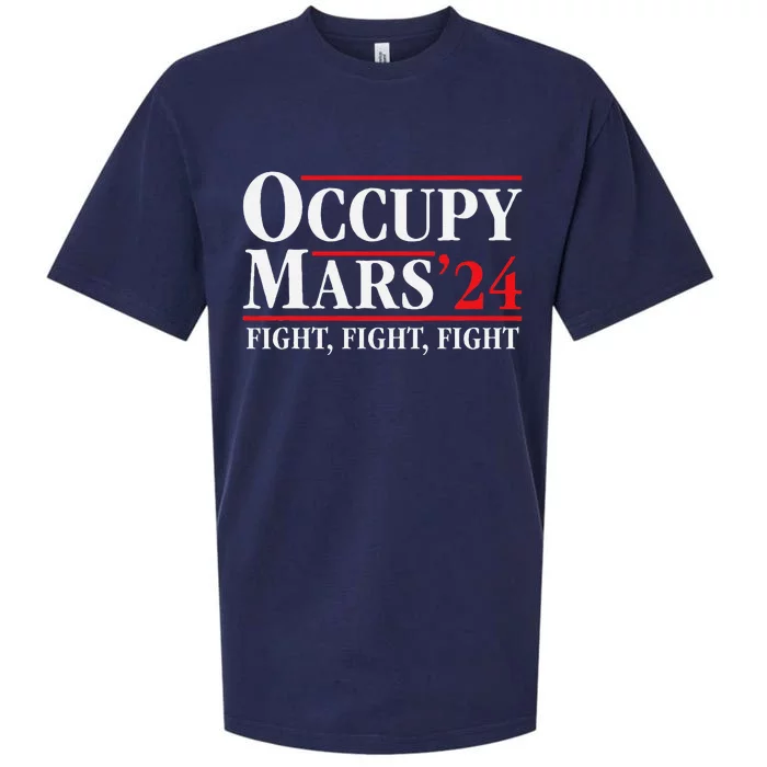 Occupy Mars Astronomy Space Fight Fight Fight Sueded Cloud Jersey T-Shirt