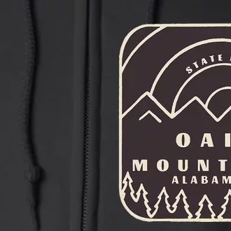 Oak Mountain Alabama Full Zip Hoodie