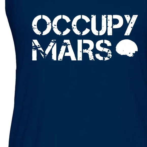 OCCUPY MARS As Worn By Elon Musk Funny Ladies Essential Flowy Tank