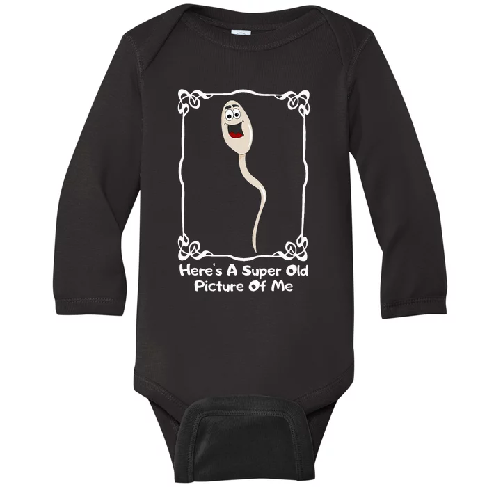 Old Man Birthday Novelty Gag 50 Years Old & Up Baby Long Sleeve Bodysuit