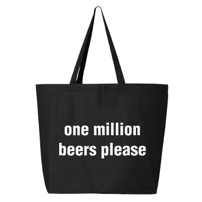 One Million Beers Please 25L Jumbo Tote