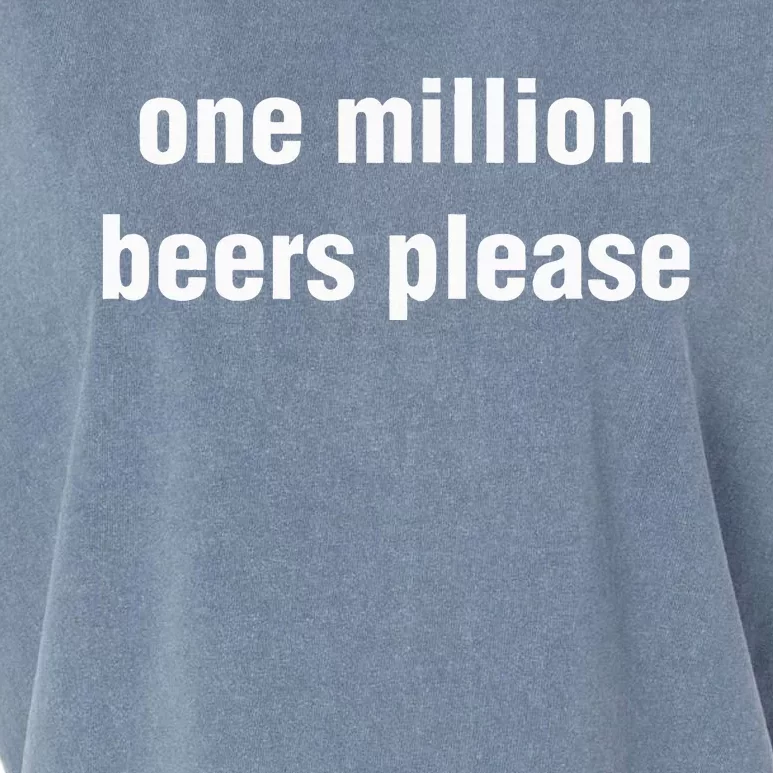 One Million Beers Please Garment-Dyed Women's Muscle Tee