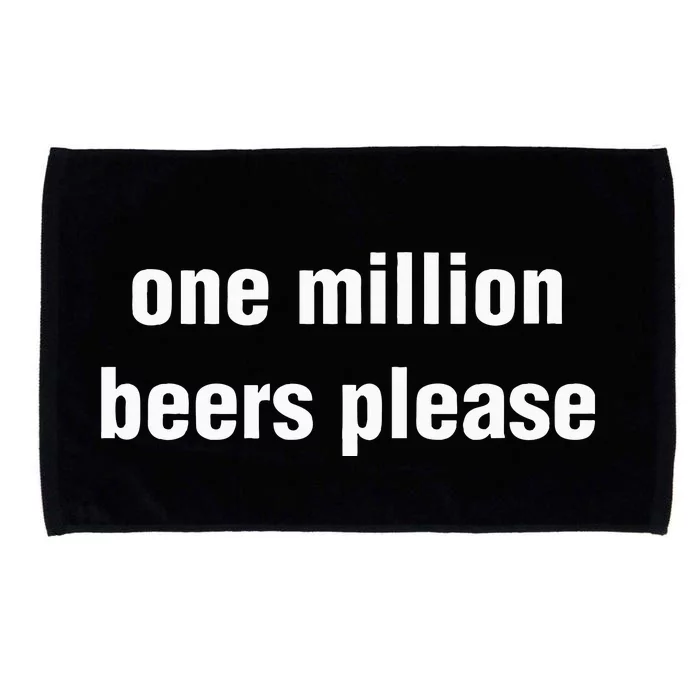 One Million Beers Please Microfiber Hand Towel