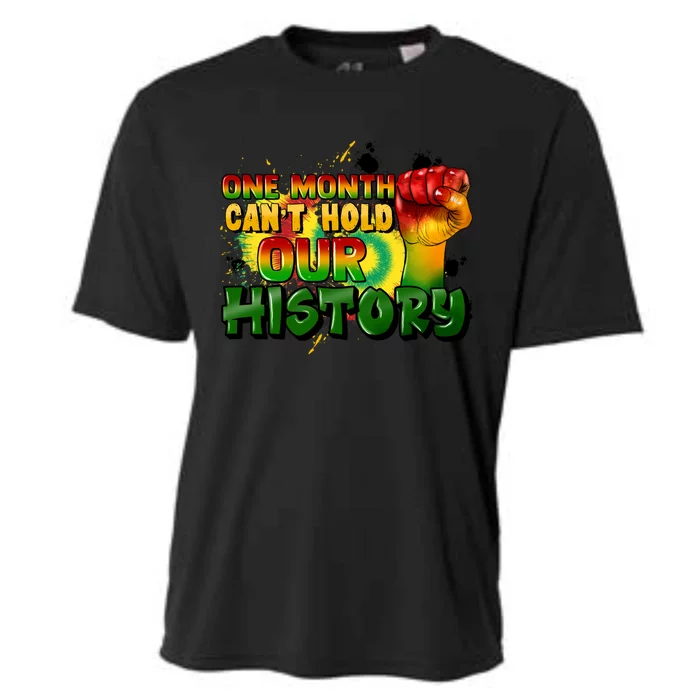 One Month Can't Hold Our History Juneteenth Cooling Performance Crew T-Shirt