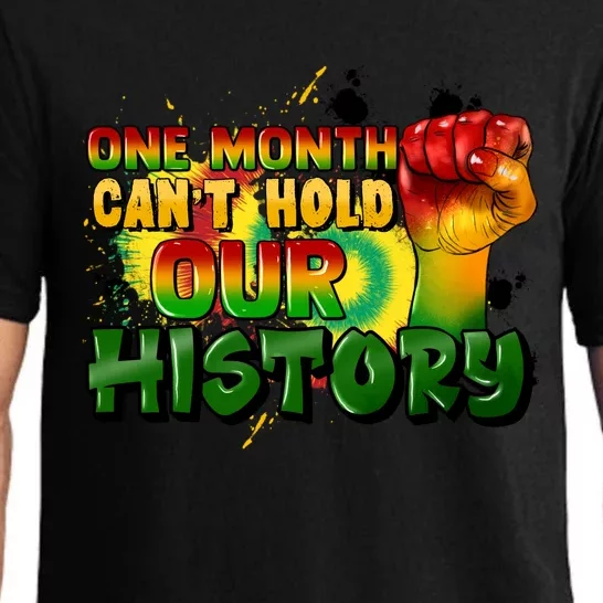 One Month Can't Hold Our History Juneteenth Pajama Set