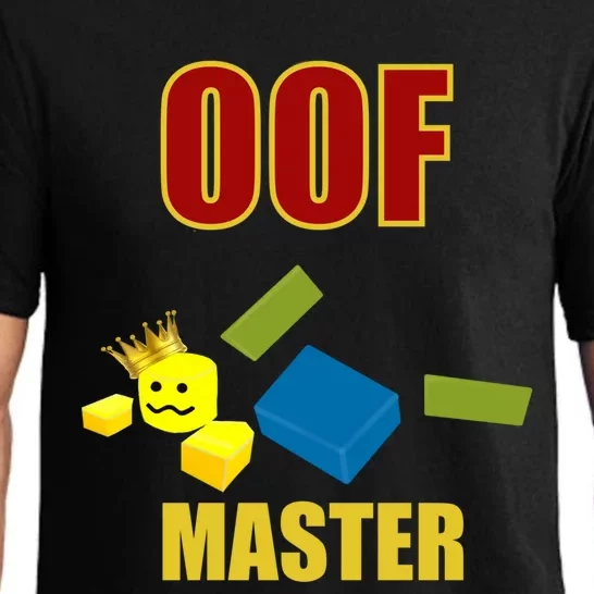 Oof Master Computer Video Game Funny Noob Gamer Great Gift Pajama Set