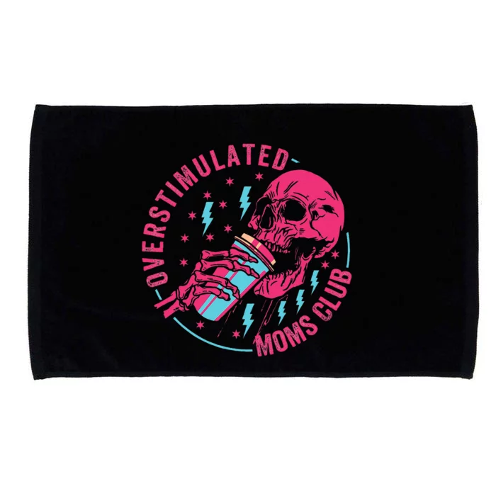 Overstimulated Moms Club Microfiber Hand Towel