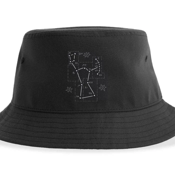 Orion Makeup Constellation Space Solar System Stars Astronomy Sustainable Bucket Hat