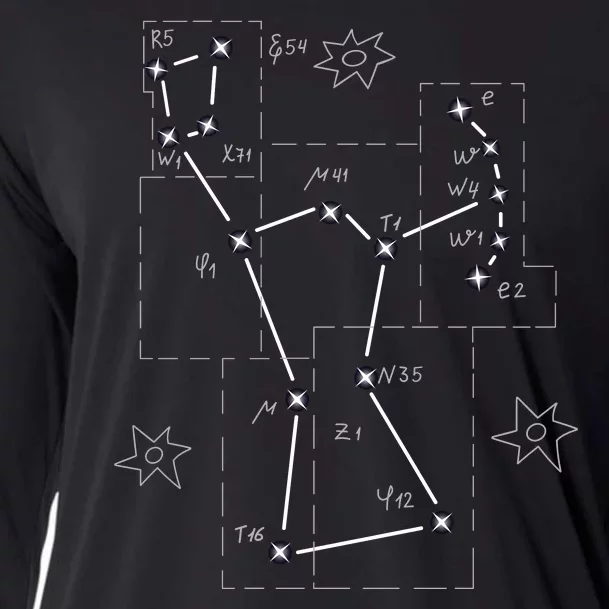 Orion Makeup Constellation Space Solar System Stars Astronomy Cooling Performance Long Sleeve Crew