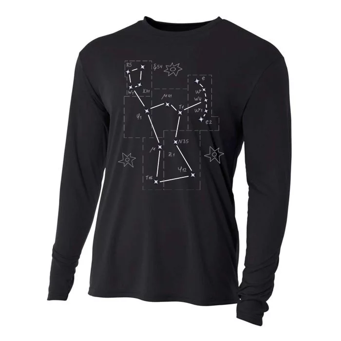 Orion Makeup Constellation Space Solar System Stars Astronomy Cooling Performance Long Sleeve Crew