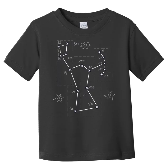 Orion Makeup Constellation Space Solar System Stars Astronomy Toddler T-Shirt