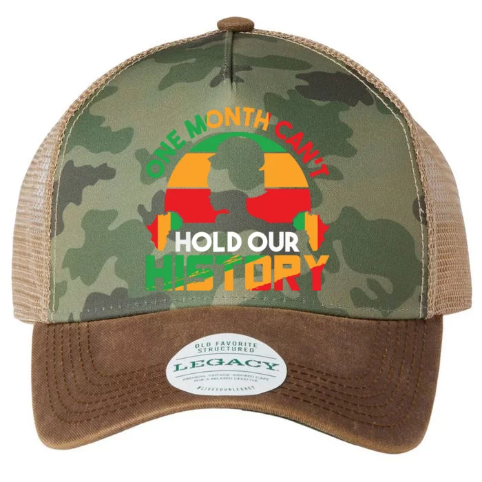 One Month Cant Hold Our History Black History Month Legacy Tie Dye Trucker Hat