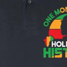 One Month Cant Hold Our History Black History Month Softstyle Adult Sport Polo