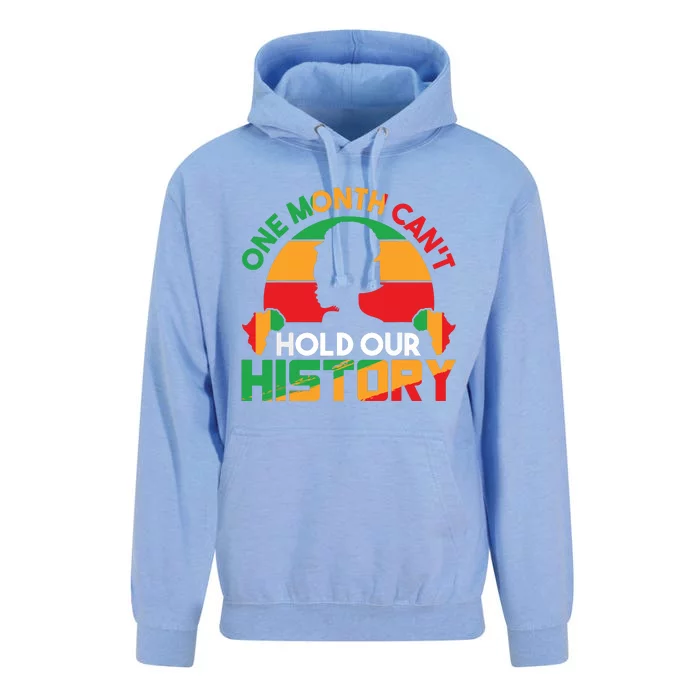 One Month Cant Hold Our History Black History Month Unisex Surf Hoodie