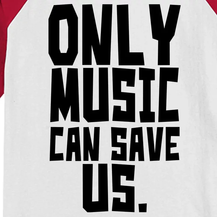 Only Music Can Save Us Kids Colorblock Raglan Jersey