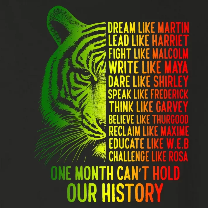 One Month Cant Hold Out History African American Pride Toddler Long Sleeve Shirt