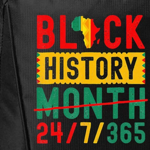 One Month Can't Hold Our Black History Afro Melanin Queen City Backpack