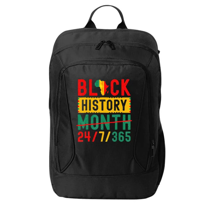 One Month Can't Hold Our Black History Afro Melanin Queen City Backpack