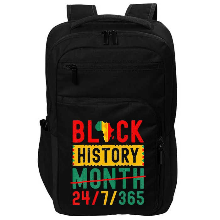 One Month Can't Hold Our Black History Afro Melanin Queen Impact Tech Backpack