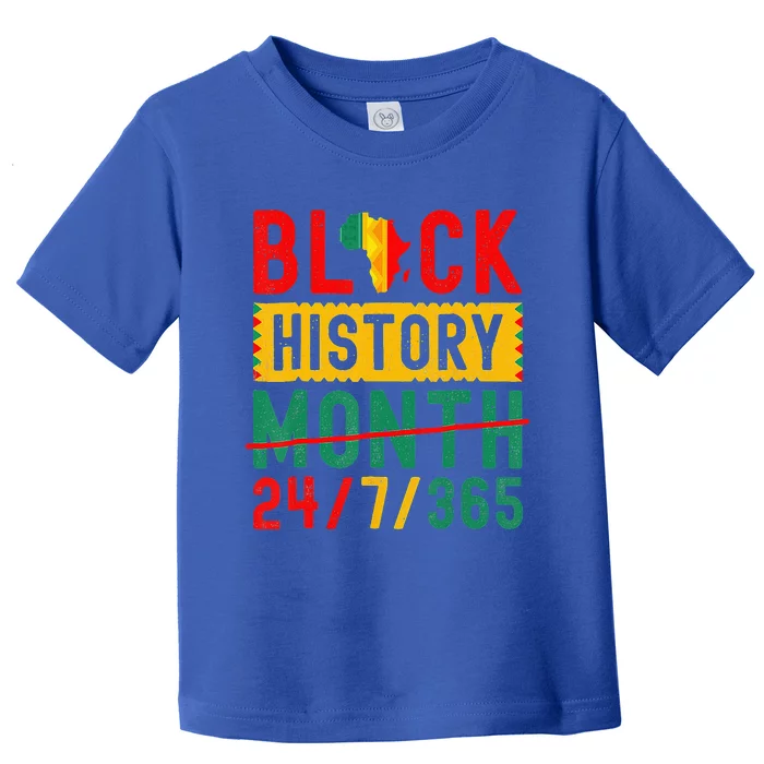 One Month Can't Hold Our Black History Afro Melanin Queen Toddler T-Shirt