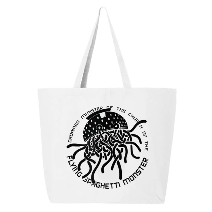 Ordained Minister Church Of The Flying Spaghetti Monster FSM 25L Jumbo Tote