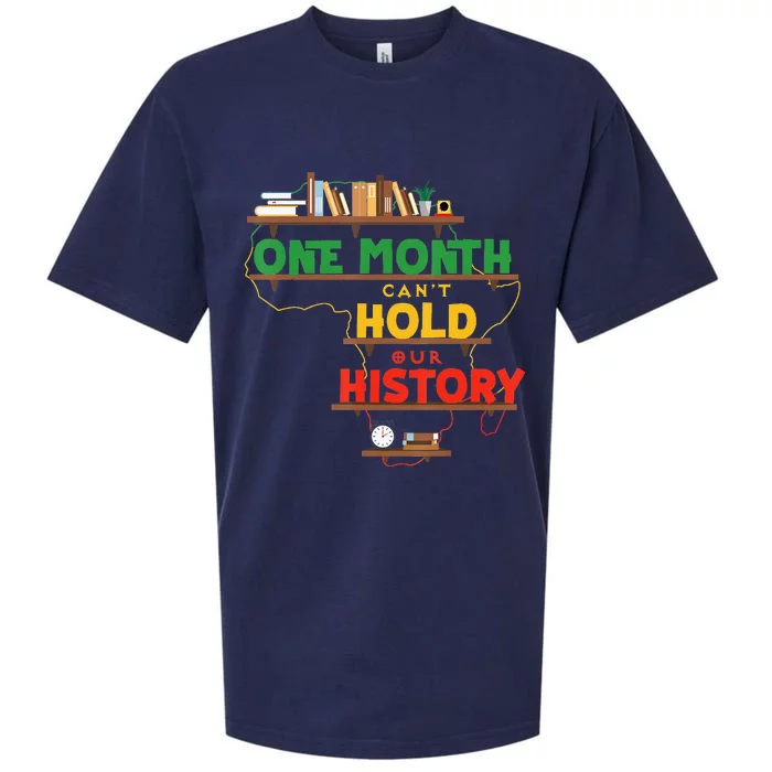 One Month Can't Hold Our History Sueded Cloud Jersey T-Shirt